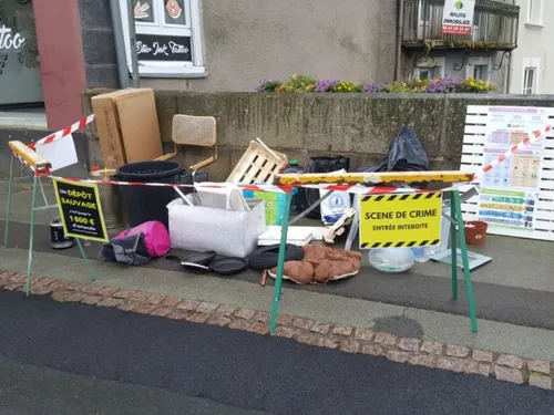 Anjou Bleu. Des "scènes de crime" sur les marchés